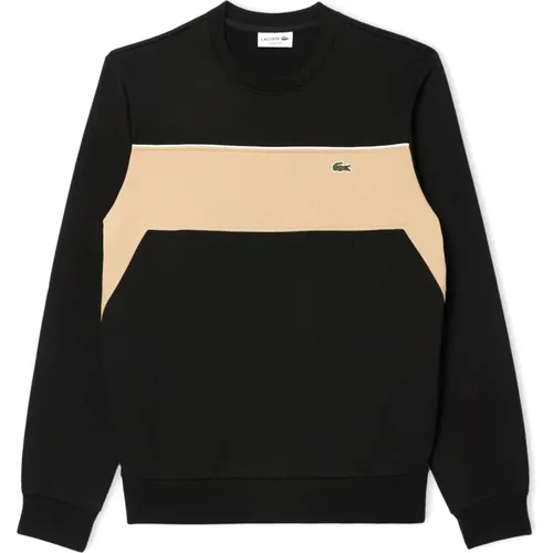 Klassischer Sweatshirt mit Krokodil-Logo , Herren, Größe: M - Lacoste - Modalova