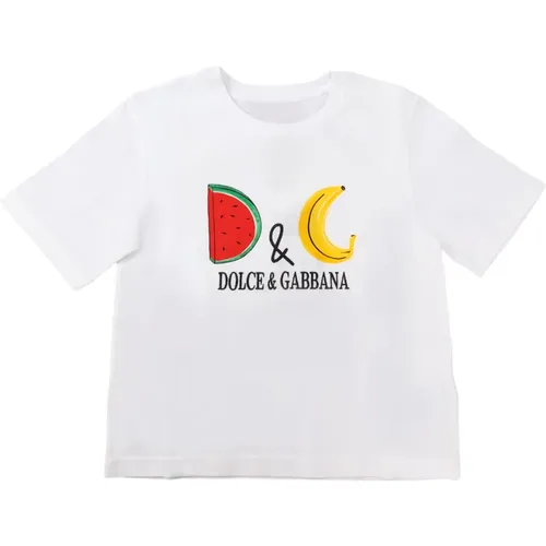 Kinder Logo T-Shirt Dolce & Gabbana - Dolce & Gabbana - Modalova