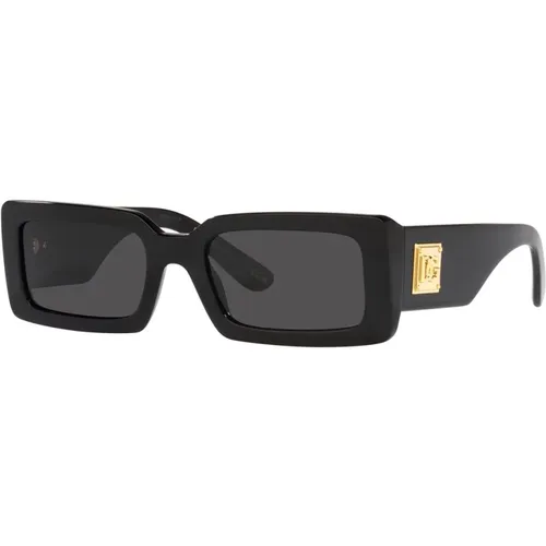 Dg4416 Sunglasses in and Dark Grey , unisex, Sizes: 53 MM - Dolce & Gabbana - Modalova