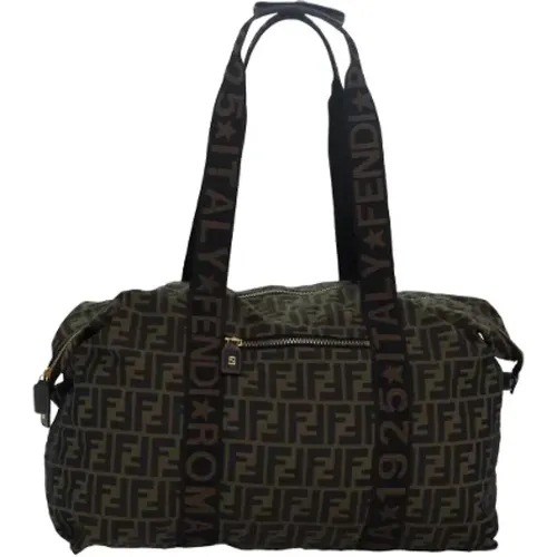 Pre-owned Canvas handbags , female, Sizes: ONE SIZE - Fendi Vintage - Modalova