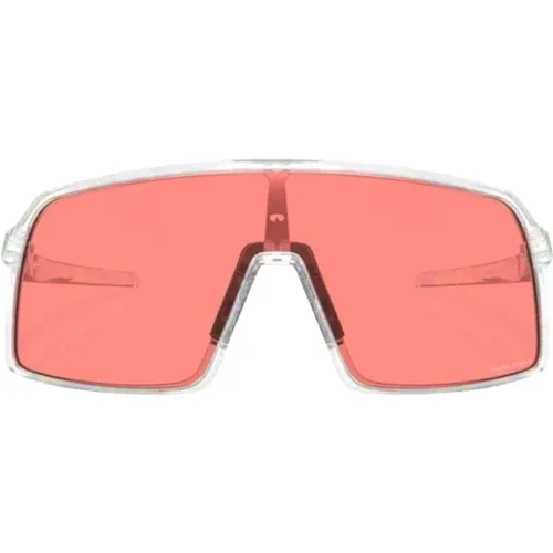 Wraparound Transparent Sunglasses , male, Sizes: 37 MM - Oakley - Modalova