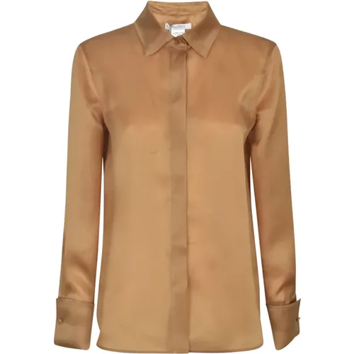 Women's Clothing Shirts Leather Ss24 , female, Sizes: M, XS - Max Mara - Modalova