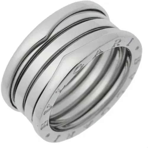 Pre-owned White Gold rings , female, Sizes: ONE SIZE - Bvlgari Vintage - Modalova