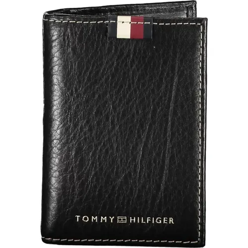 Men's Wallet Portacard Contrast Logo , male, Sizes: ONE SIZE - Tommy Hilfiger - Modalova