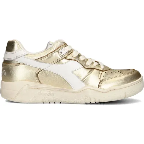 Goldene Basket Sneakers für Damen - Diadora - Modalova