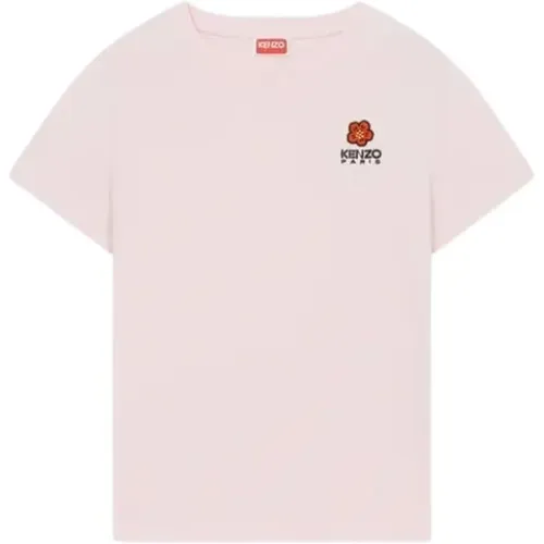 Flower Crest T-shirt , female, Sizes: L, M, S, XS - Kenzo - Modalova