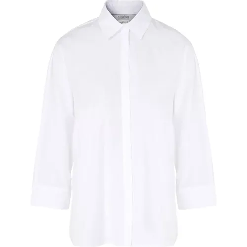 Cotton Shirt Delfina Style , female, Sizes: M, XS - Max Mara - Modalova