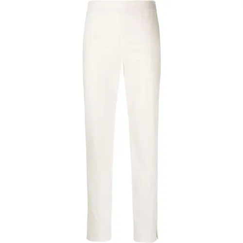 White Cotton Stretch Trousers , female, Sizes: S, M, 2XS, XS - BRUNELLO CUCINELLI - Modalova