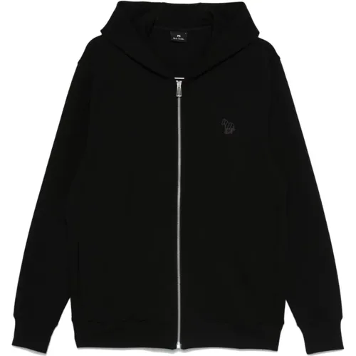 Zebra Motif Hooded Sweater , male, Sizes: M, S - Paul Smith - Modalova