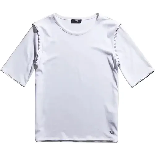 T-Shirts , Damen, Größe: XL - Fay - Modalova
