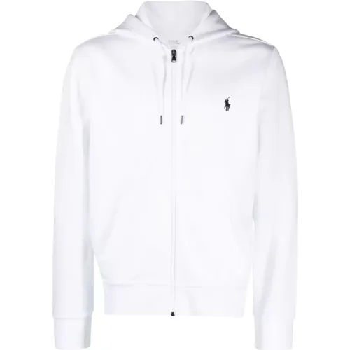 Embroidered Logo Zip-through Sweatshirt , male, Sizes: XL - Ralph Lauren - Modalova