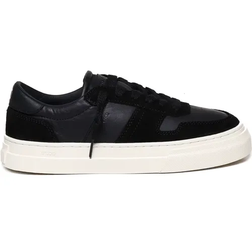 Leather and Suede Studio Sneakers , female, Sizes: 5 UK, 6 UK, 8 UK - D.a.t.e. - Modalova