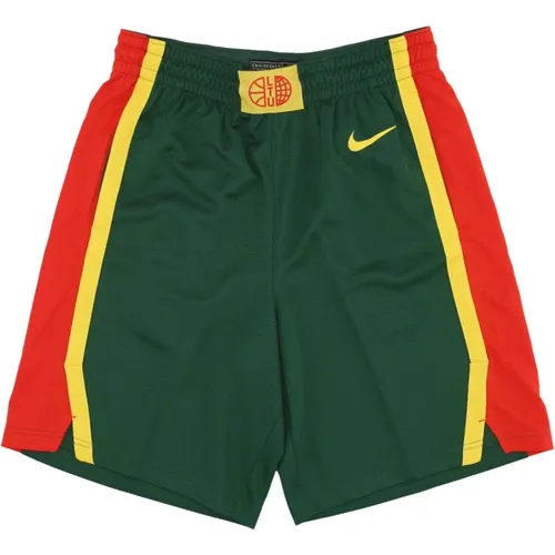 Litauen Basketball Team Shorts Grün/Rot - Nike - Modalova