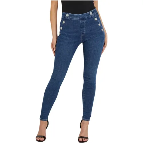 Skinny Jeans , Damen, Größe: XS - Guess - Modalova