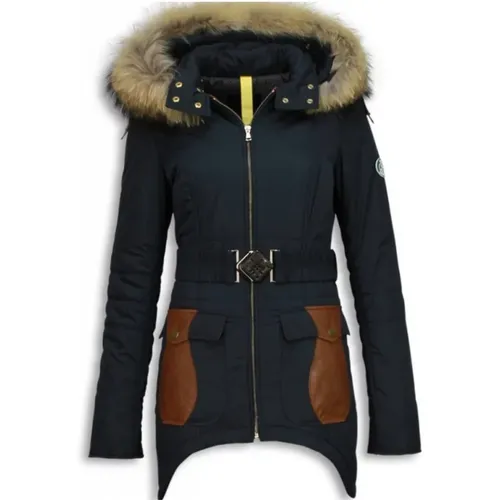 Exclusive Ladies Fur Coat - Winter Women Jackets - R035B , female, Sizes: XS - Gentile Bellini - Modalova