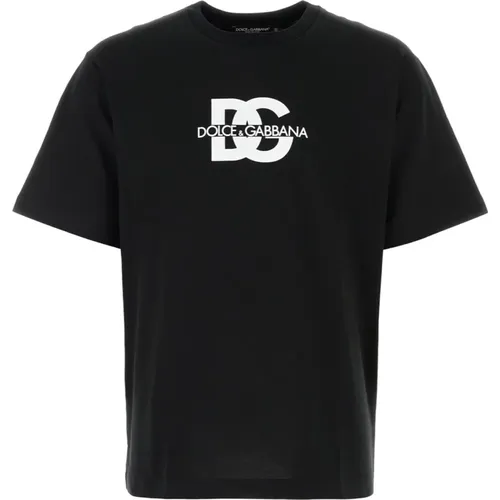 Casual Baumwoll T-Shirt für Männer,Stylisches Crew Neck T-shirt - Dolce & Gabbana - Modalova