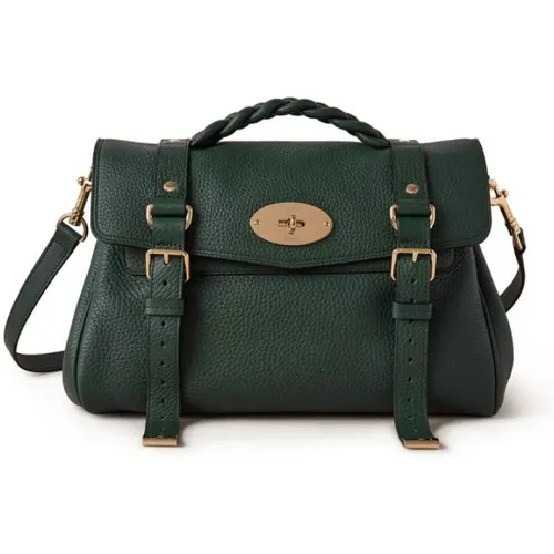 Grüne Alexa Satchel Tasche - Mulberry - Modalova