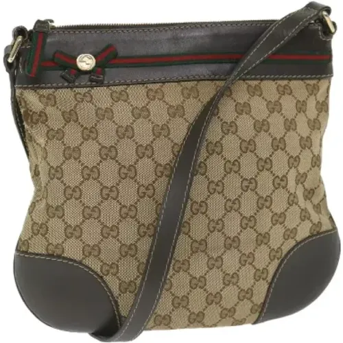 Pre-owned Canvas gucci-bags , female, Sizes: ONE SIZE - Gucci Vintage - Modalova