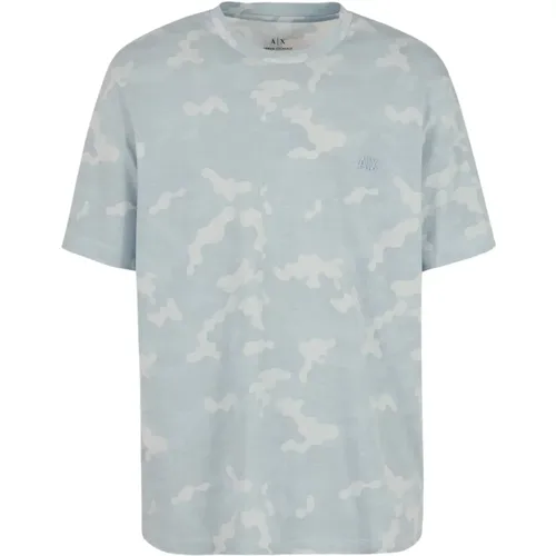 T-Shirts , male, Sizes: M, XL, 2XL, L - Armani Exchange - Modalova