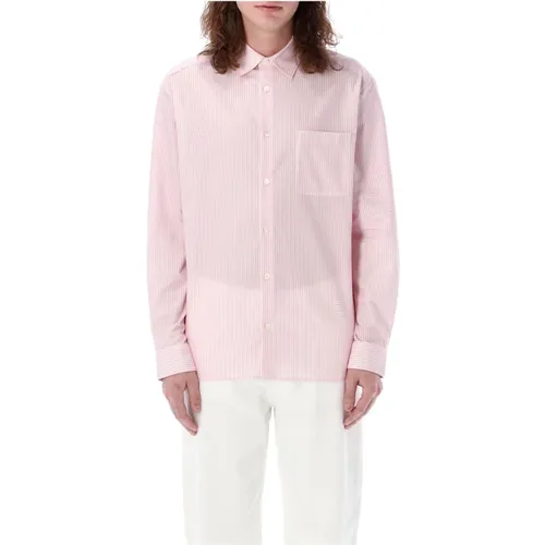 Malo Shirt Vertical Stripes , male, Sizes: S - A.p.c. - Modalova