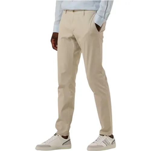 Herren Chino Hose Beige ALBERTO - Alberto - Modalova