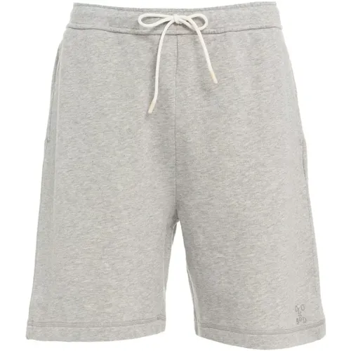 Mens Clothing Shorts Grey Ss24 , male, Sizes: M, L - closed - Modalova
