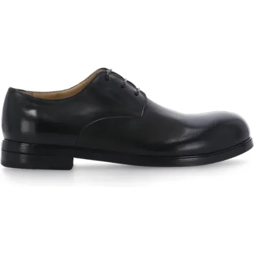 Leather Lace Up Shoes , male, Sizes: 10 UK, 11 UK, 9 UK, 6 UK, 7 UK - Marsell - Modalova
