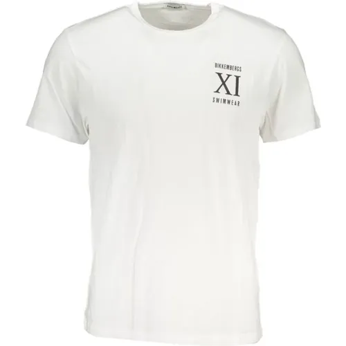 Druck Logo Rundhals T-Shirt - Bikkembergs - Modalova