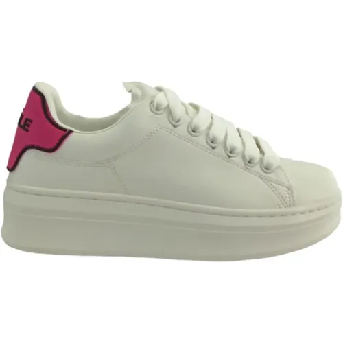 Eco-Friendly Sneakers with Rubber Heel , female, Sizes: 8 UK, 3 UK, 2 UK - Gaëlle Paris - Modalova