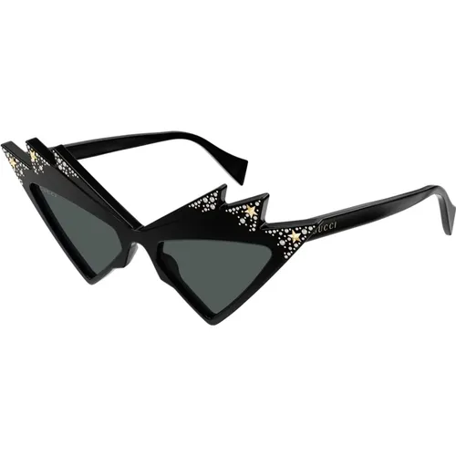 Schwarz Graue Sonnenbrille Gg1371S 003 - Gucci - Modalova