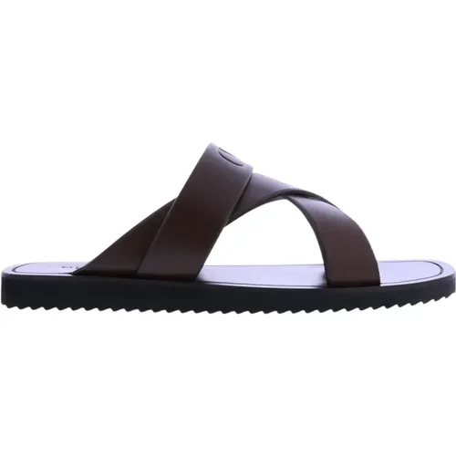 Mens Slide Sandals , male, Sizes: 7 UK, 8 UK, 10 UK - Valentino - Modalova