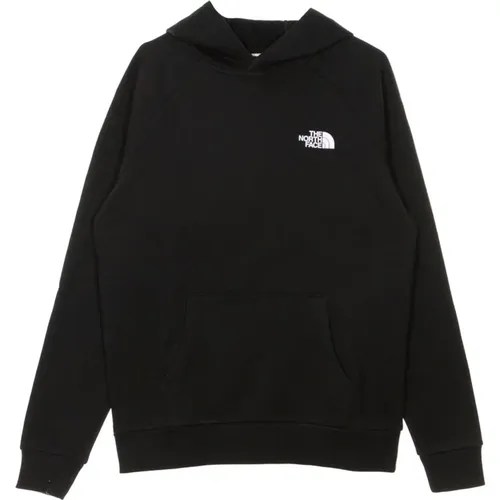 Roter Raglan Hoodie Schwarz/Weiß , Herren, Größe: L - The North Face - Modalova