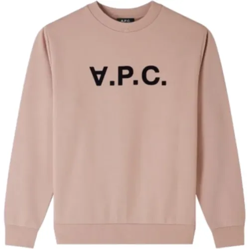 Velours Unisex Sweatshirt , Herren, Größe: S - A.P.C. - Modalova