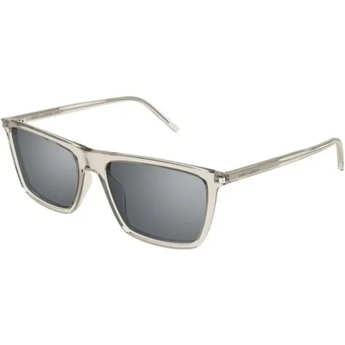 Silver Sunglasses SL 668 , female, Sizes: 56 MM - Saint Laurent - Modalova