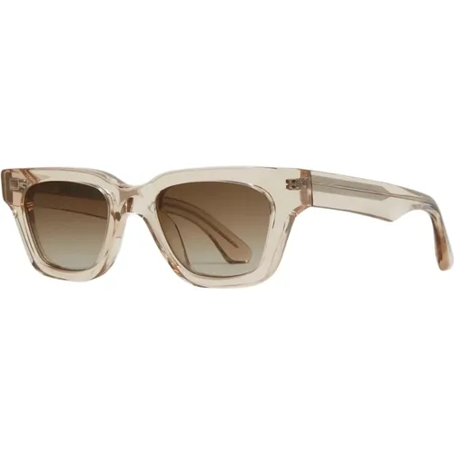 Graphic Angular Sunglasses with UV Protection , male, Sizes: ONE SIZE - CHiMi - Modalova