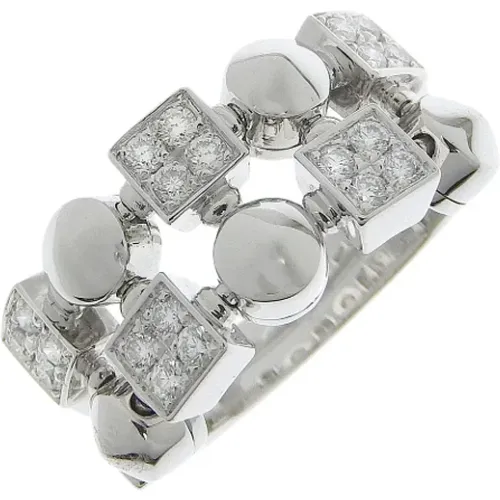 Pre-owned Silver rings , female, Sizes: ONE SIZE - Bvlgari Vintage - Modalova