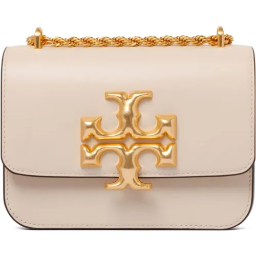 Cremeweiße Eleanor Schultertasche - TORY BURCH - Modalova