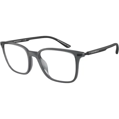 Transparent Frame Glasses , unisex, Sizes: 54 MM - Emporio Armani - Modalova