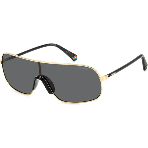 Gold/Grey Sunglasses PLD 6222/S , male, Sizes: ONE SIZE - Polaroid - Modalova