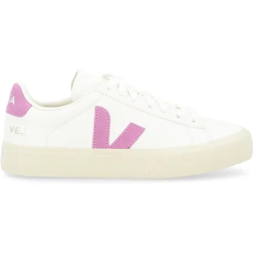 And Purple Leather Sneaker , female, Sizes: 8 UK - Veja - Modalova