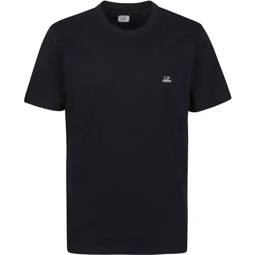 Logo Jersey T-Shirt Total Eclipse , male, Sizes: XL, M, L, S - C.P. Company - Modalova
