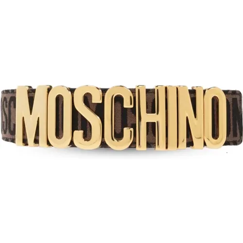 Gürtel mit Logo , Damen, Größe: S - Moschino - Modalova