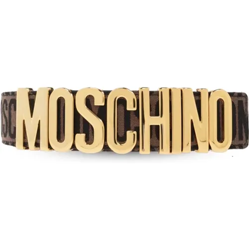 Gürtel mit Logo , Damen, Größe: M - Moschino - Modalova