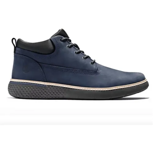 Blaue Wildleder High-Top Sneaker , Herren, Größe: 43 EU - Timberland - Modalova