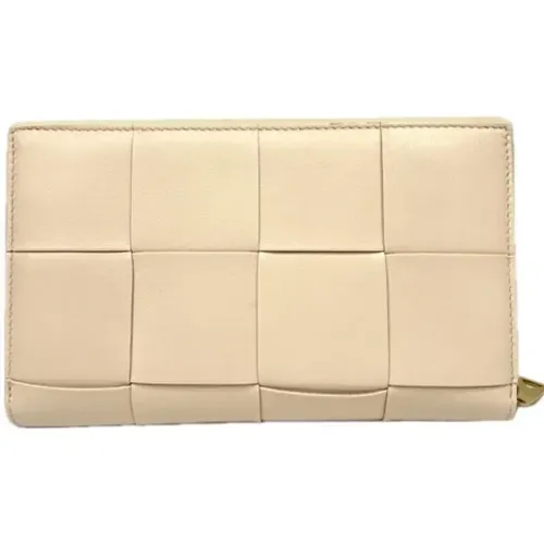 Pre-owned Leather wallets , female, Sizes: ONE SIZE - Bottega Veneta Vintage - Modalova