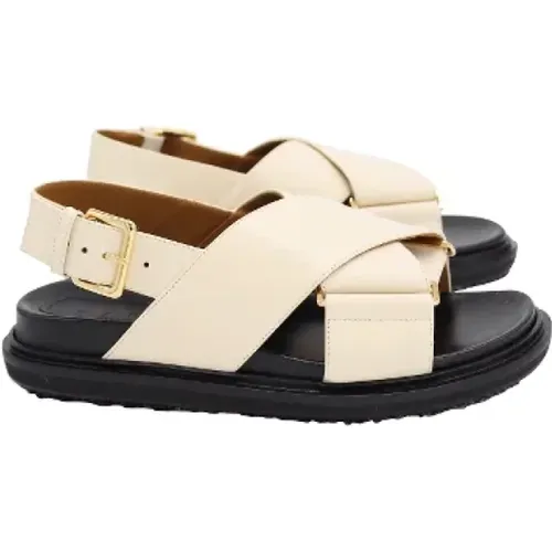 Pre-owned Leder sandals , Damen, Größe: 36 1/2 EU - Marni Pre-owned - Modalova