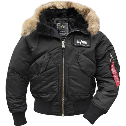 P Hooded Jacket , male, Sizes: M, S, L - alpha industries - Modalova