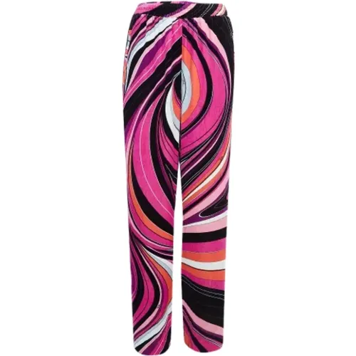 Pre-owned Samt bottoms - Emilio Pucci Pre-owned - Modalova