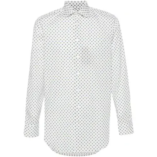 Kaschmir-Print-Shirt,Kaschmir-Print Hemd Hellblau,Kaschmir-Print Baumwollhemd - ETRO - Modalova