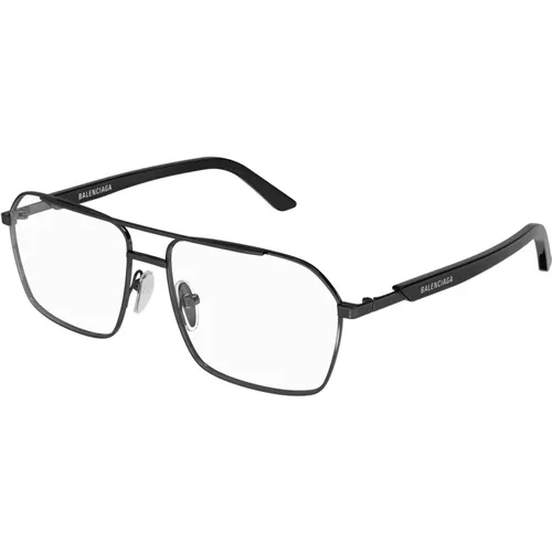 Ruthenium Eyewear Frames , unisex, Größe: 57 MM - Balenciaga - Modalova